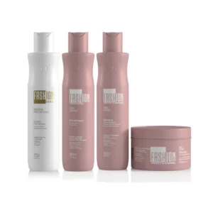 Combo Escova Progressiva Fashion Gold 300g + Protect Poo 300g