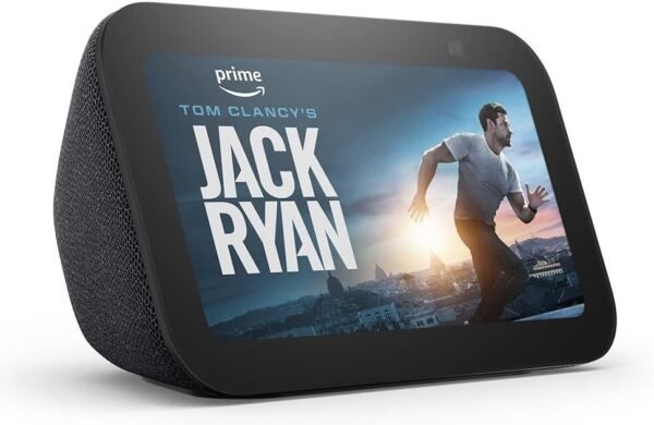 Novo Echo Show 5 (3ª geração - 2023) | Smart display com Alexa, graves 2x mais potentes e som mais nítido | Cor Preta