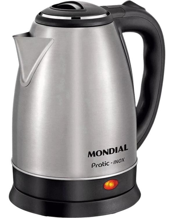 Chaleira Elétrica Térmica Ce-06 Pratic Inox 2 Litros Mondial Cor Preto e Inox